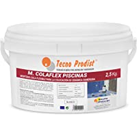 M-COLAFLEX PISCINAS de Tecno Prodist (2-5 Kg) Adhesivo cementoso mejorado flexible ideal para la colocación de baldosas…